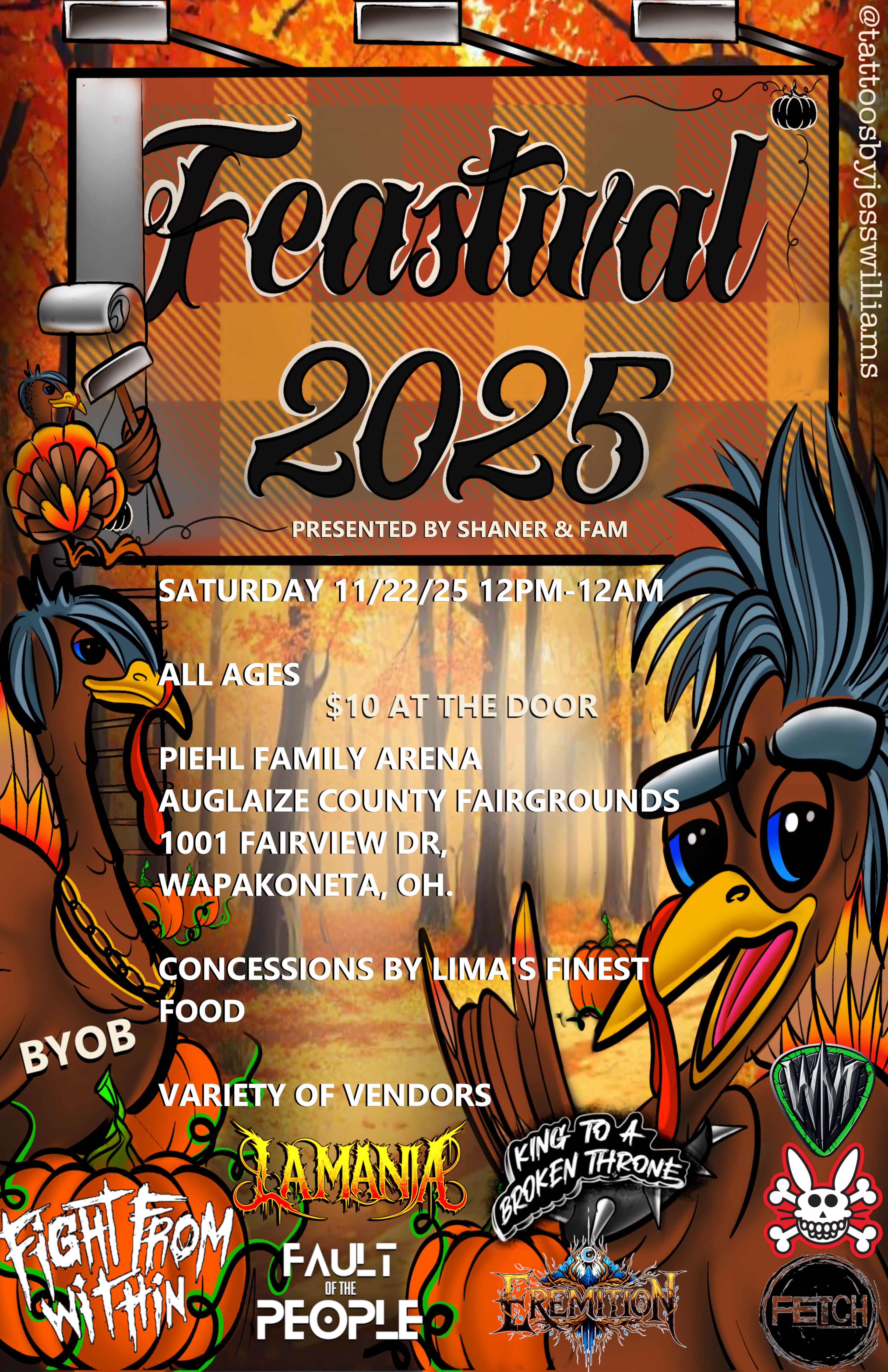 Feastival 2025 Flier